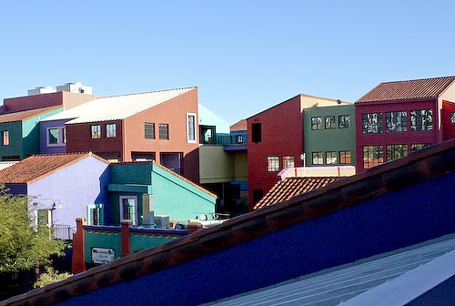 Colors abound in Downtown Tucsons La Placita.