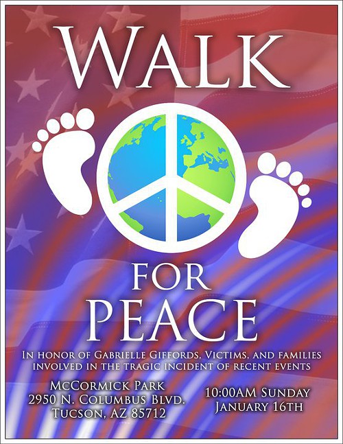 Walk for Peace, 10 a.m., Sunday, Jan. 16