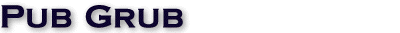 Pub Grub