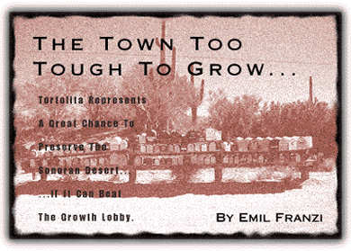 The Town Too Tough To Grow